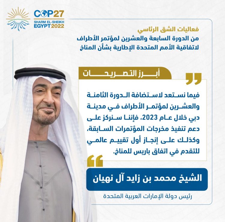 الرئيس السيسي يفتتح فعاليات مؤتمر الأطراف للمناخ (كوب 27)